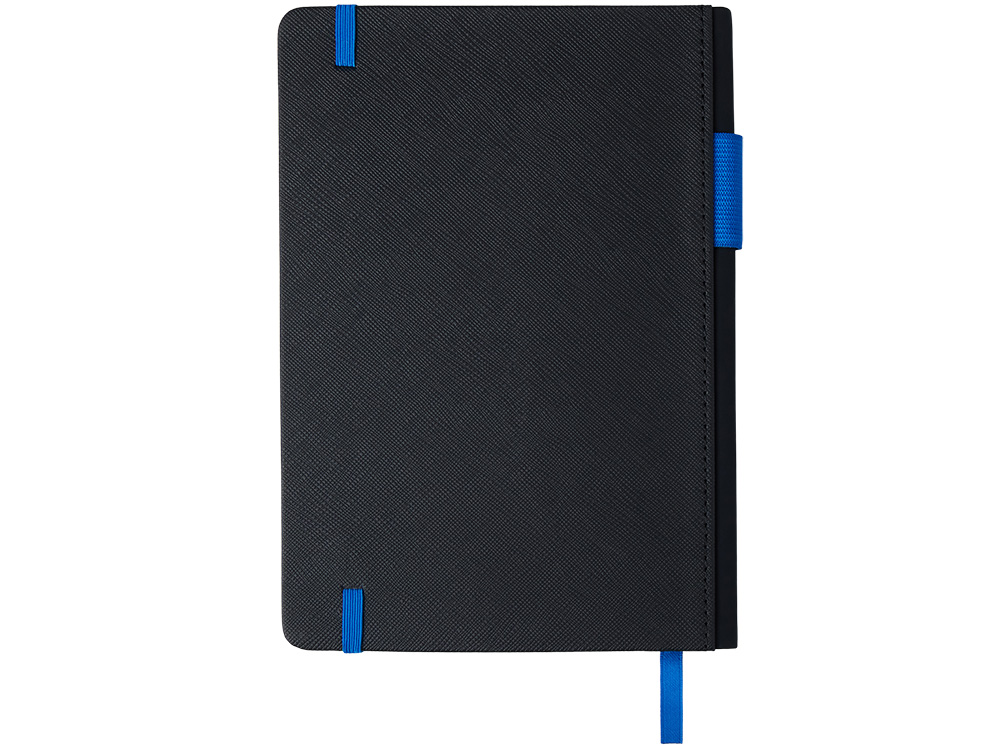 Бизнес блокнот Bossy Junior с цветным срезом, твердая обложка, 96 листов, черный и синий