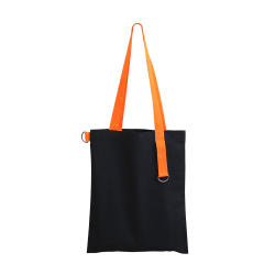 Шоппер Superbag black (чёрный с оранжевым)