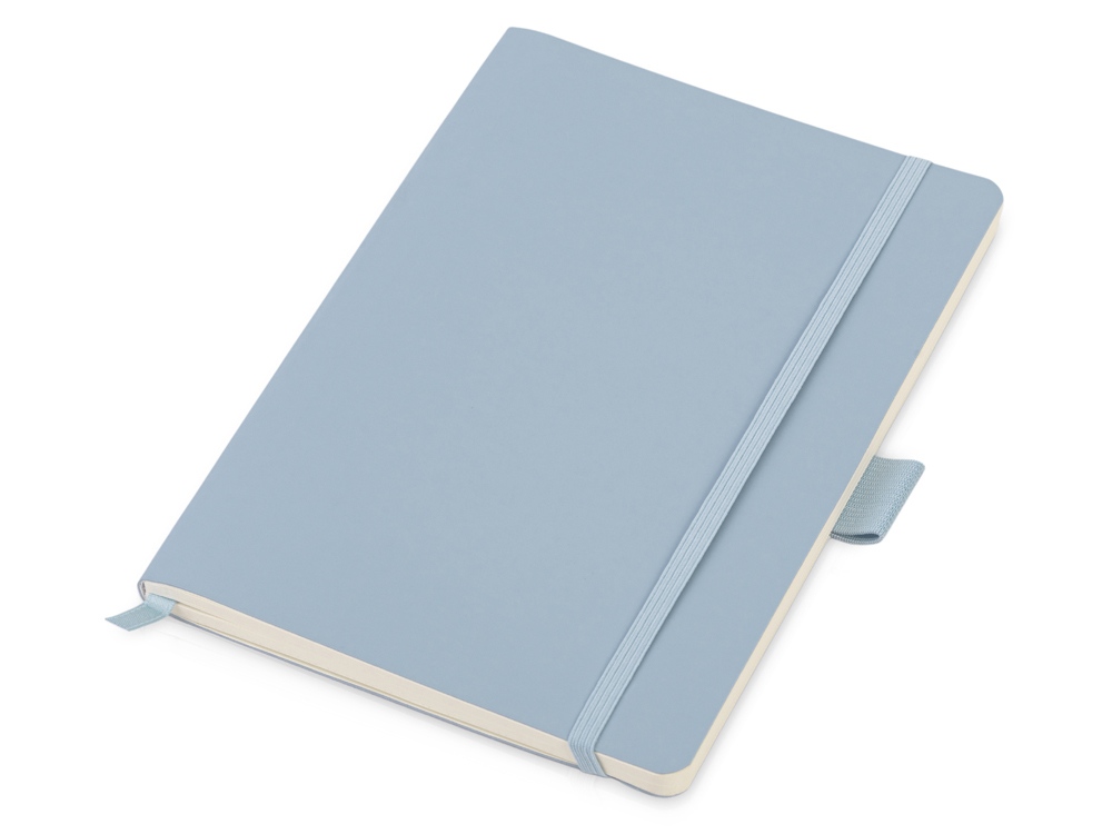 Подарочный набор с термосом, блокнотом, ручкой и чаем, голубой