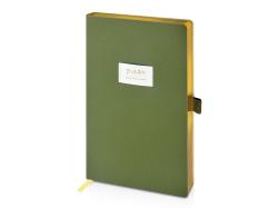 Ежедневник недатированный А5 Verde с нашивкой, зеленый Ежедневник недатированный А5 Verde с нашивкой, зеленый