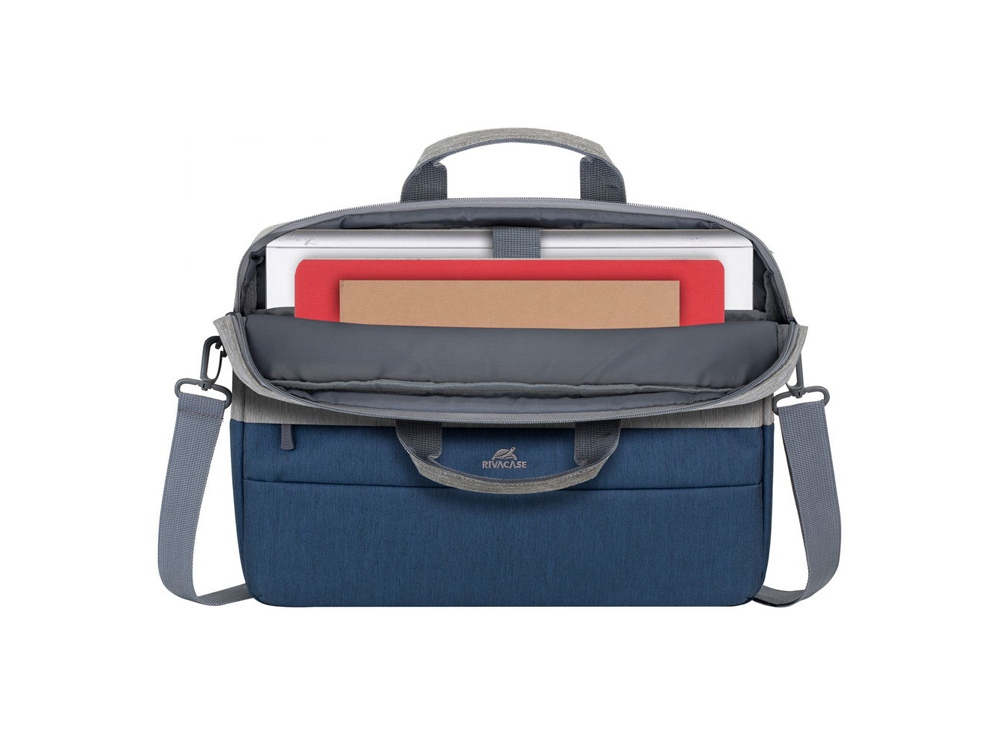RIVACASE 7532 grey/dark blue сумка для ноутбука 15.6''