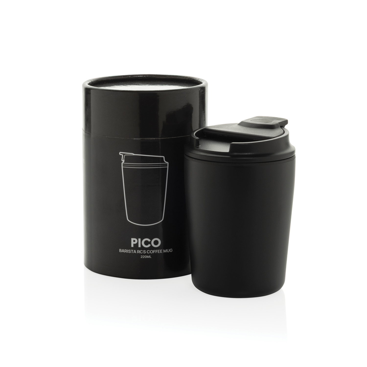 Кружка для кофе Pico Barista RCS, 220 мл, в тубусе
