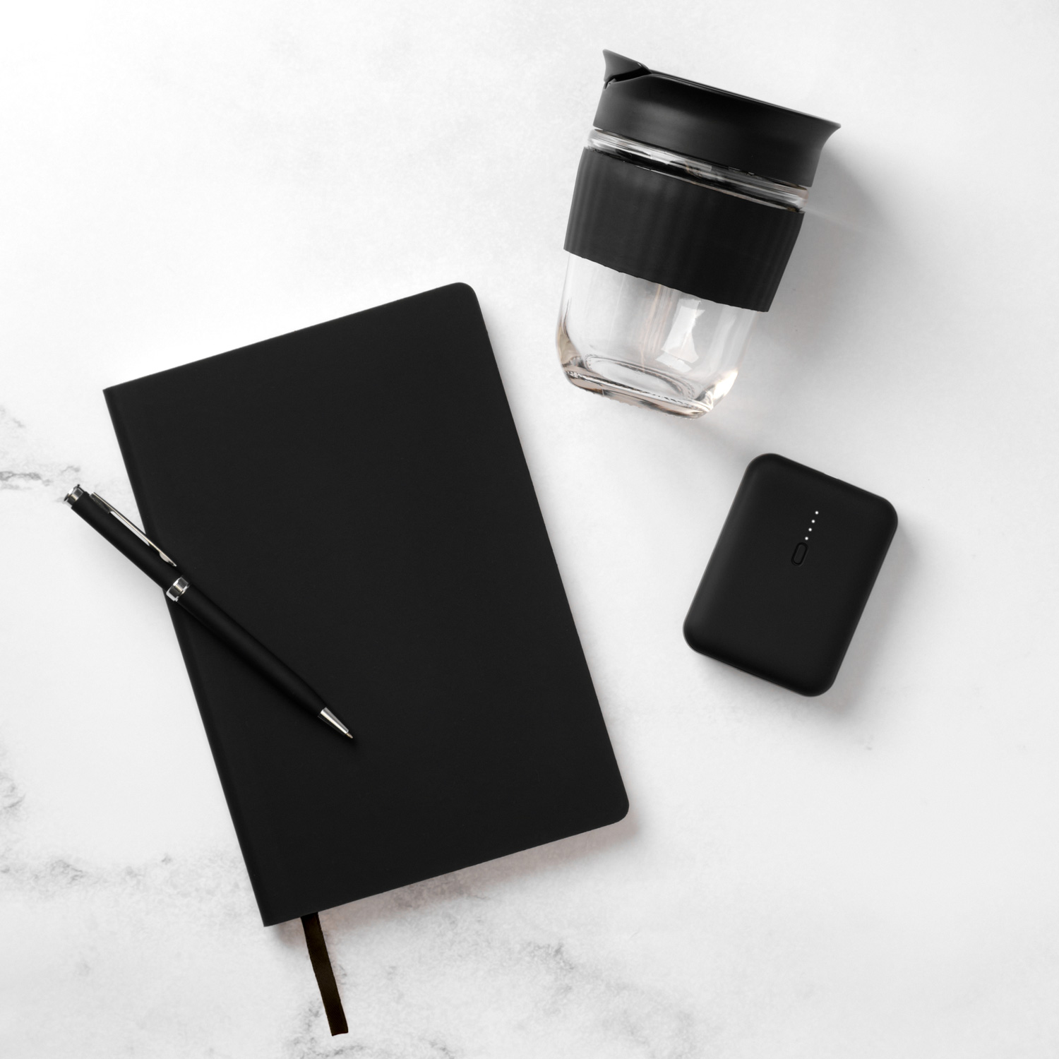 Ежедневник Спарк (Spark) недатированный, черный (без упаковки, без стикера)