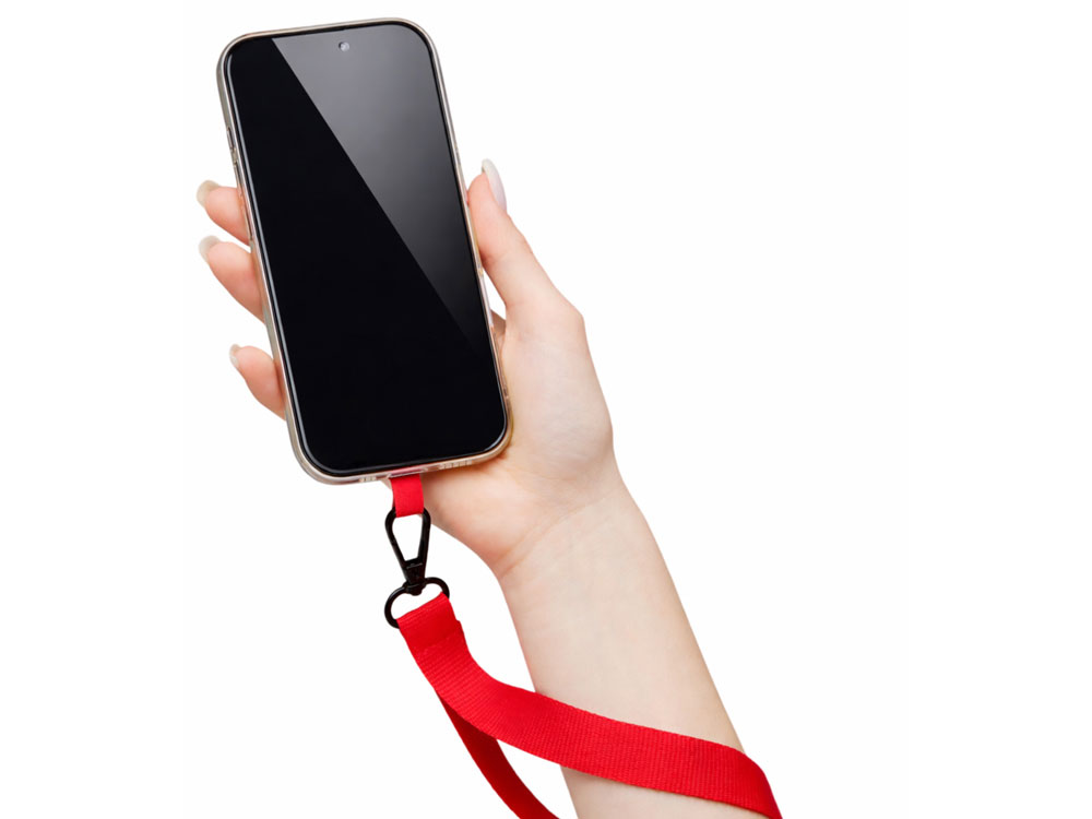 Ремешок на руку для телефона Рист, красный Ремешок на руку для телефона Рист, красный
