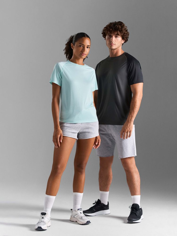 Футболка спортивная унисекс Vortex, белая