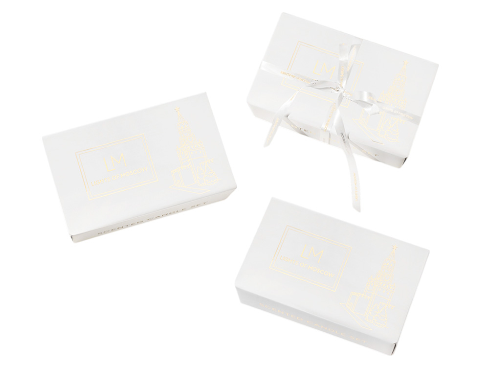 Набор ароматических свечей, 5*50 мл (без лого LM)