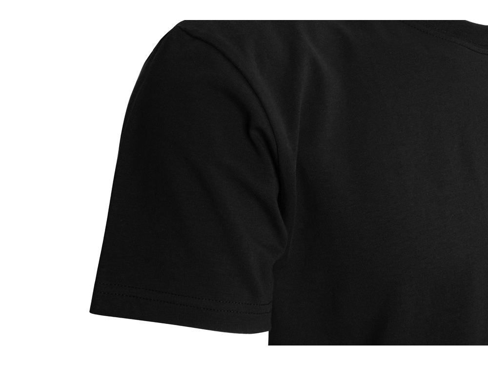 Футболка HD Fit короткий рукав с эластаном_L, мужская,чёрный