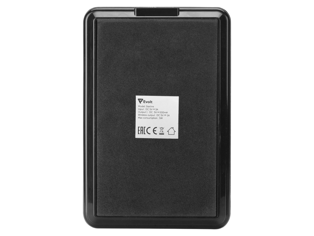 Настольная лампа с функцией беспроводной зарядки Starline, черный