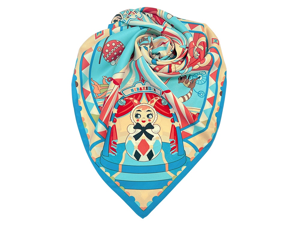 Платок Русская неваляшка. Праздник Платок Русская неваляшка. Праздник