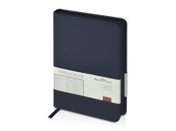Ежедневник недатированный А6+ Megapolis Color, темно-синий navy