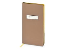 Еженедельник недатированный А6 Total beige с нашивкой, бежевый Еженедельник недатированный А6 Total beige с нашивкой, бежевый