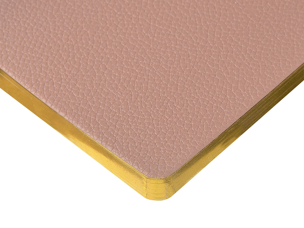 Еженедельник недатированный А6 Morandi. Пыльная роза с нашивкой, пыльно-розовый