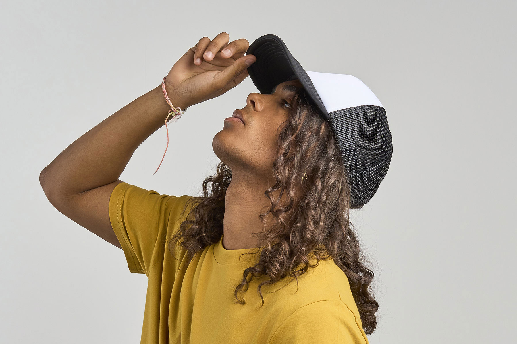 Бейсболка RAPPER-S, 5 клиньев, пластиковая застёжка