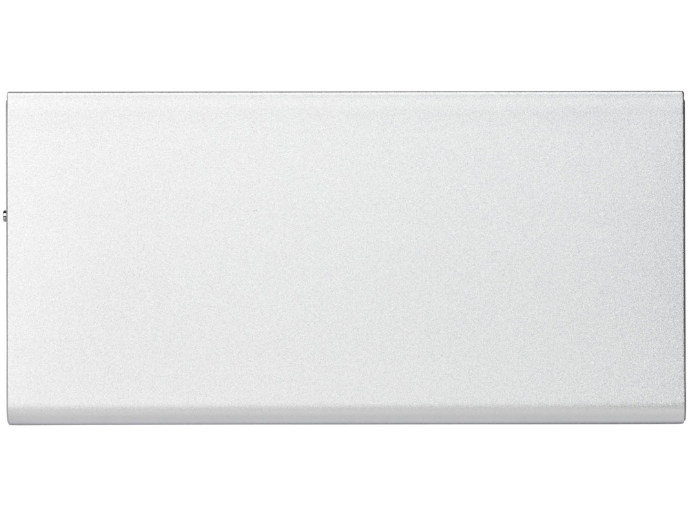 Алюминиевое портативное зарядное устройство Plate 8000 мА∙ч, серебристый