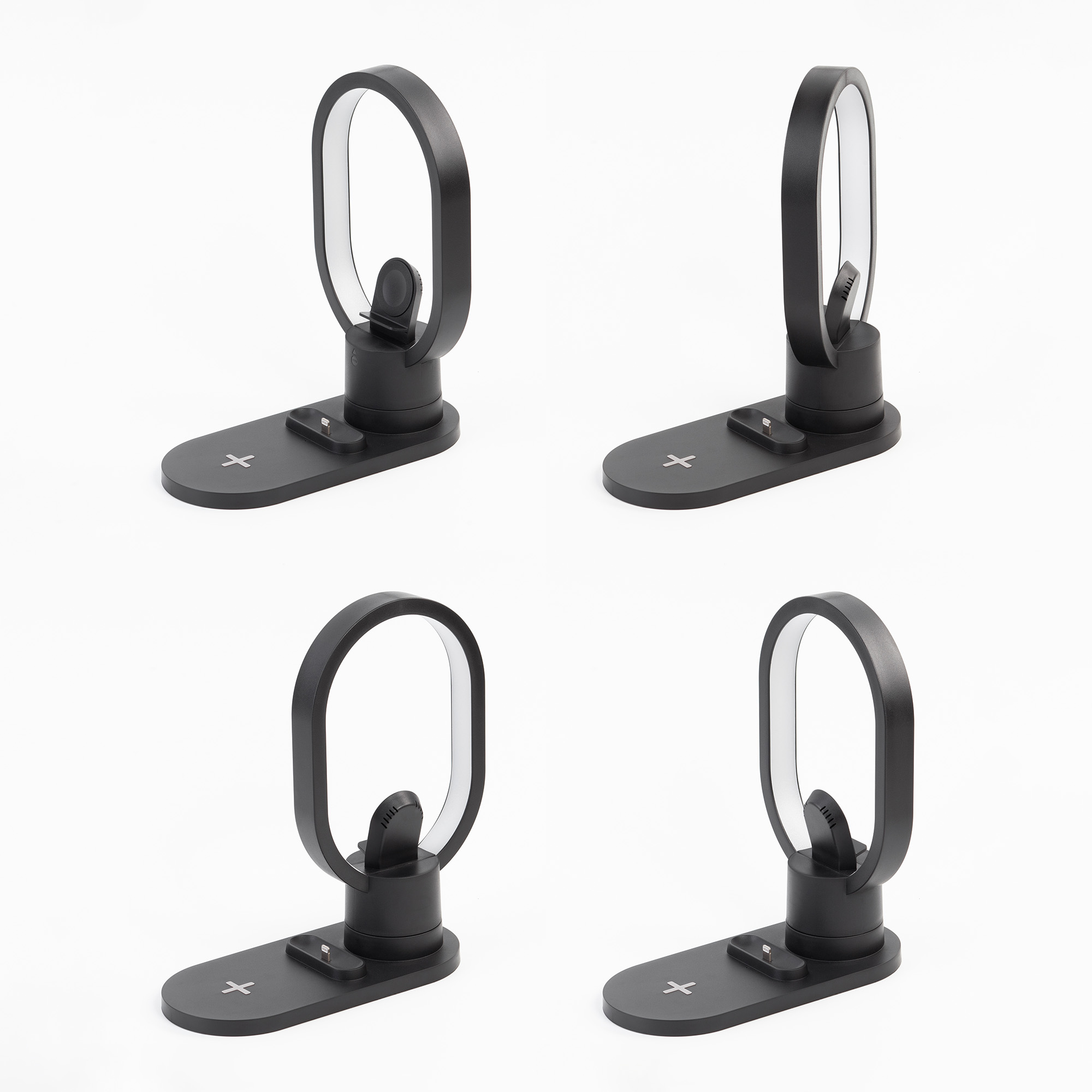 Настольная беспроводная (15W) зарядная станция "Starship" с лампой Настольная беспроводная (15W) зарядная станция "Starship" с лампой