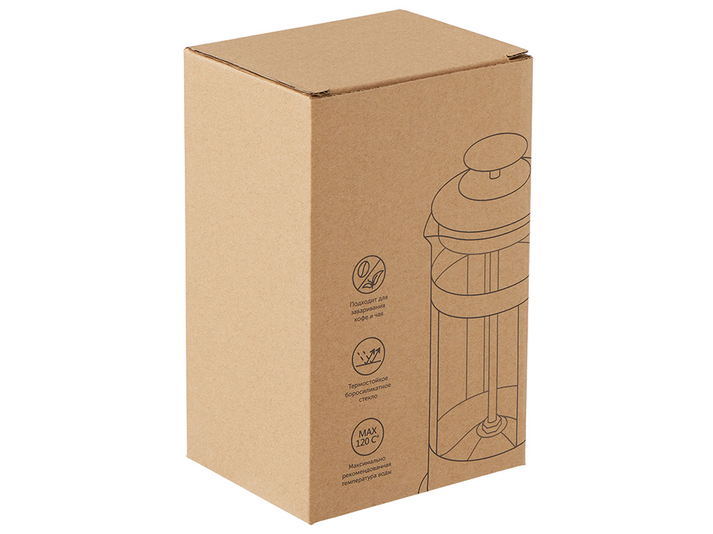 Пластиковый френч-пресс Savor, 350 мл, красный Пластиковый френч-пресс Savor, 350 мл, красный