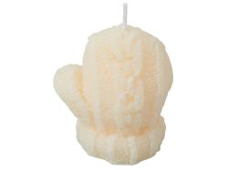 Свеча Рукавичка, молочный