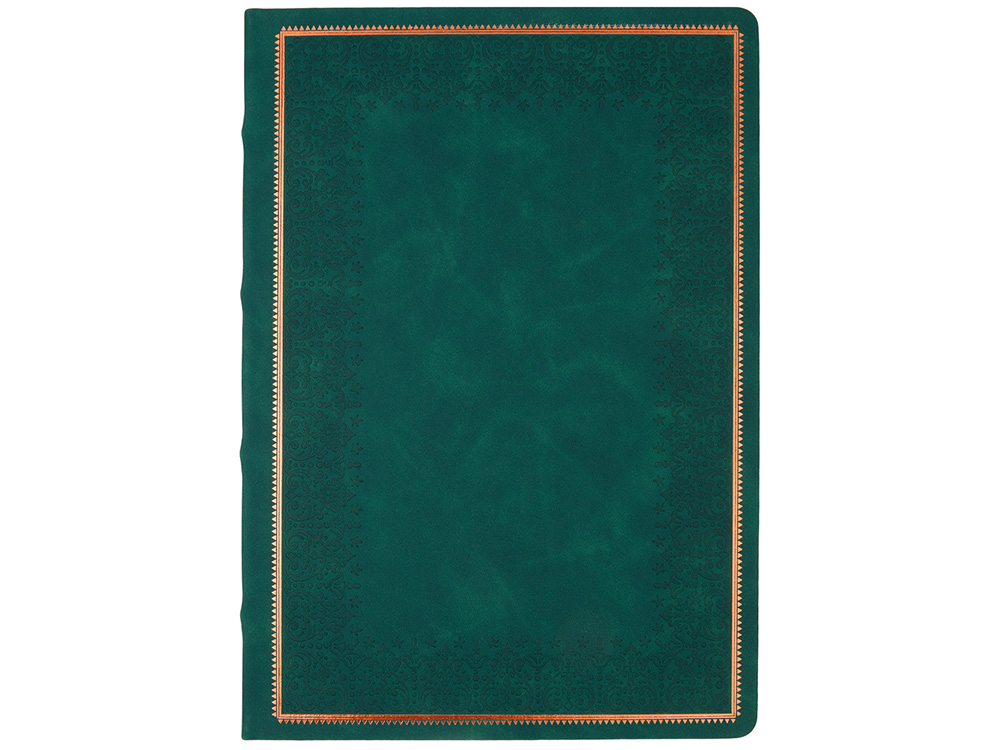 Ежедневник недатированный А4 Royal, зеленый с бронзовым срезом Ежедневник недатированный А4 Royal, зеленый с бронзовым срезом