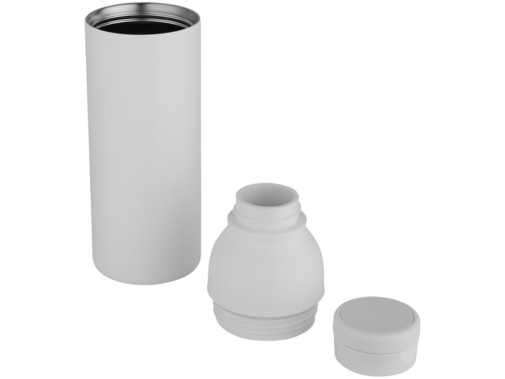 Illuminate бутылка-термос для воды с двойными стенками объемом 650 мл из переработанной нержавеющей стали, сертифицированной по стандарту RCS - Белый