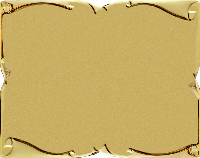 Диплом металлический (под золото)