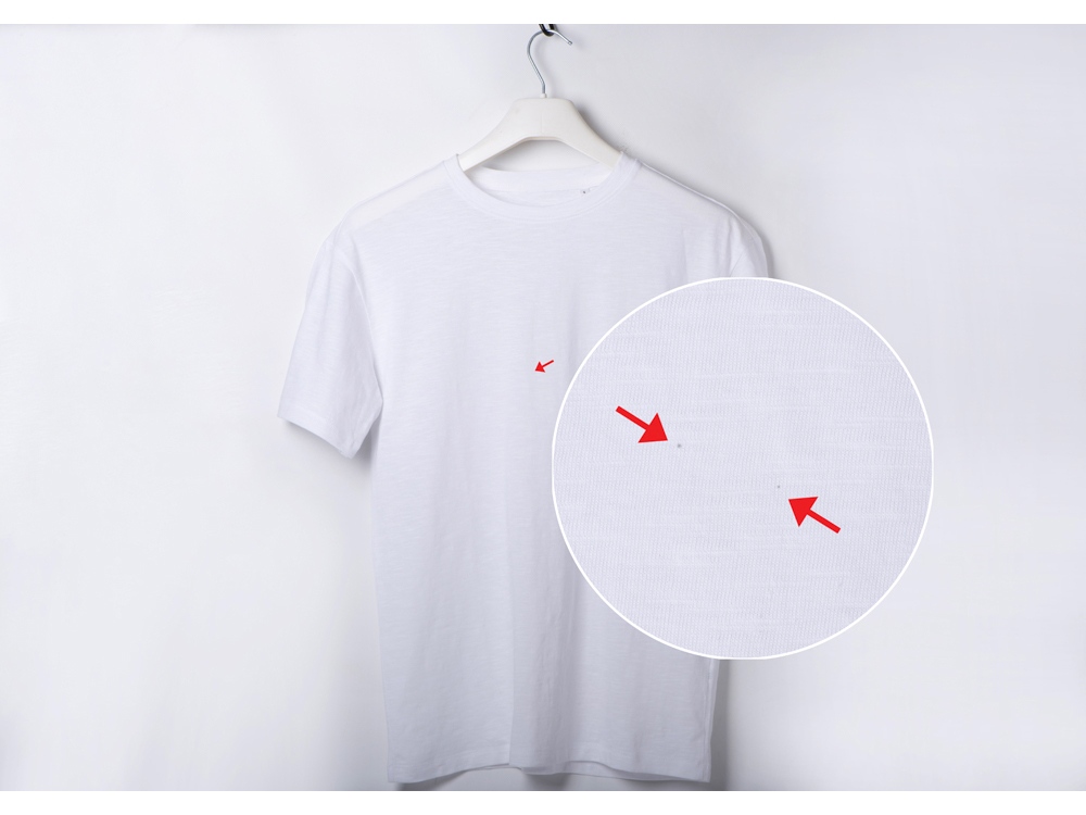 Футболка из джерси с протяжками Portofino унисекс, белый Футболка из джерси с протяжками Portofino унисекс, белый