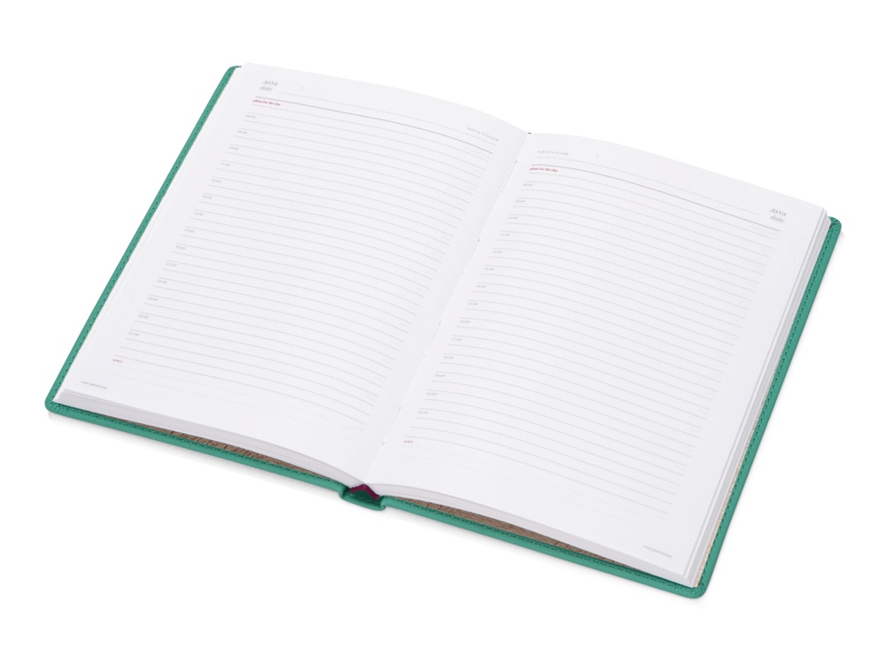 Ежедневник недатированный А5 Velvet, морская волна Ежедневник недатированный А5 Velvet, морская волна