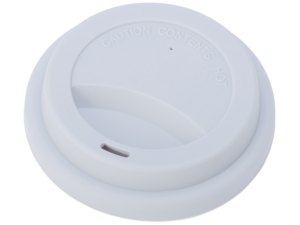 Стакан с силиконовой крышкой Café, серый