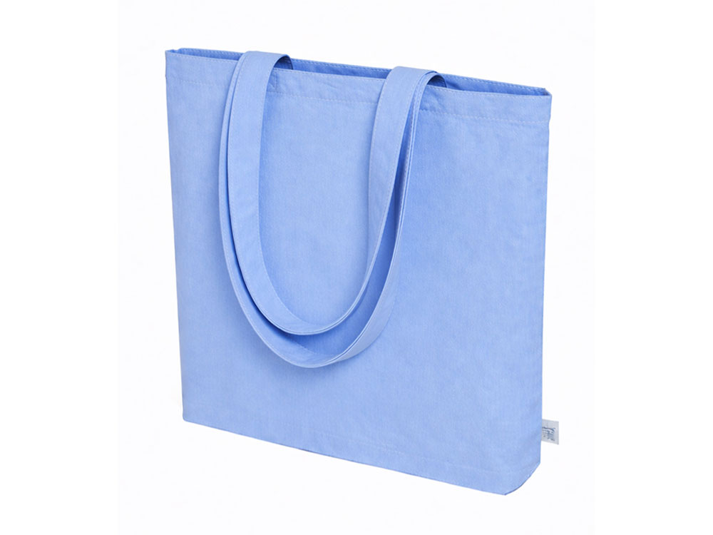 Сумка Твил из хлопка, 210 г/м2, голубой Сумка Твил из хлопка, 210 г/м2, голубой