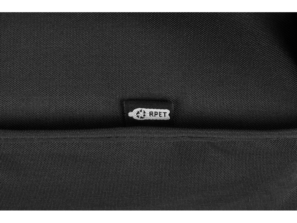 Рюкзак Rony из переработанного пластика, черный Рюкзак Rony из переработанного пластика, черный