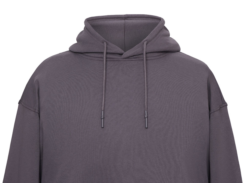 Худи оверсайз Alpha.01 унисекс, темно-серый