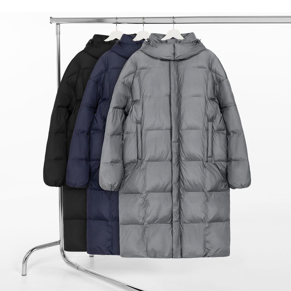 Пуховик унисекс Kapsula, черный Пуховик унисекс Kapsula, черный