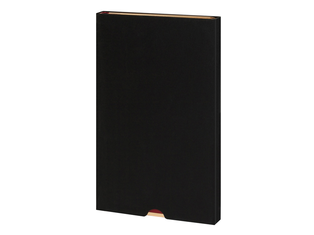 Ежедневник А5 недатированный Chelsea, красный (золотистый кант и срез) (Р)