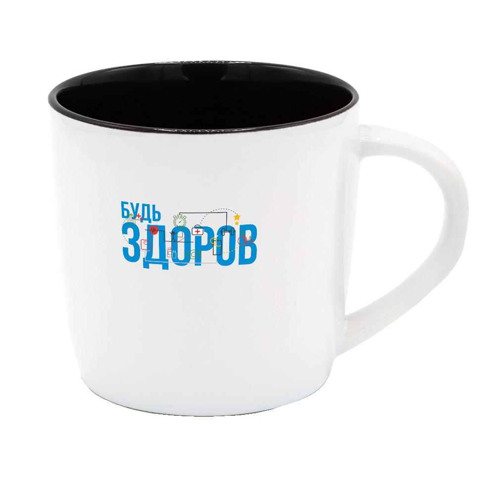 Кружка Happy, черная