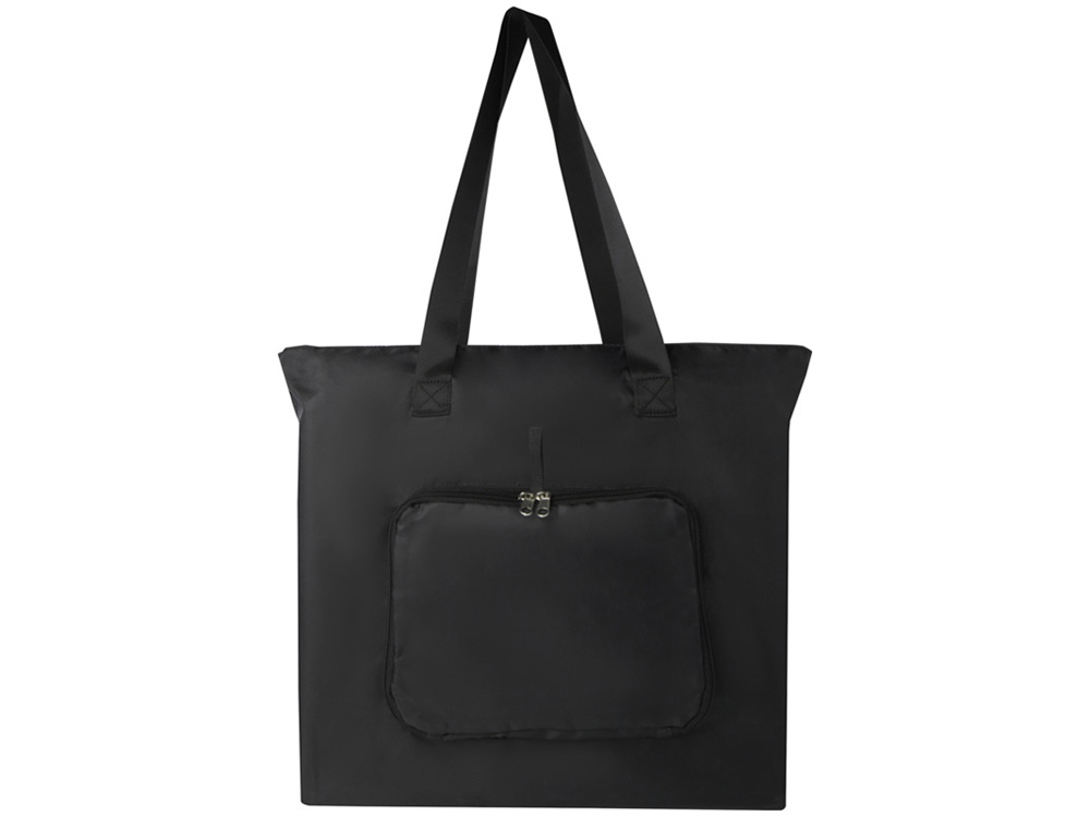 EcoFold Складная эко-сумка из RPET 16 л - сплошной черный