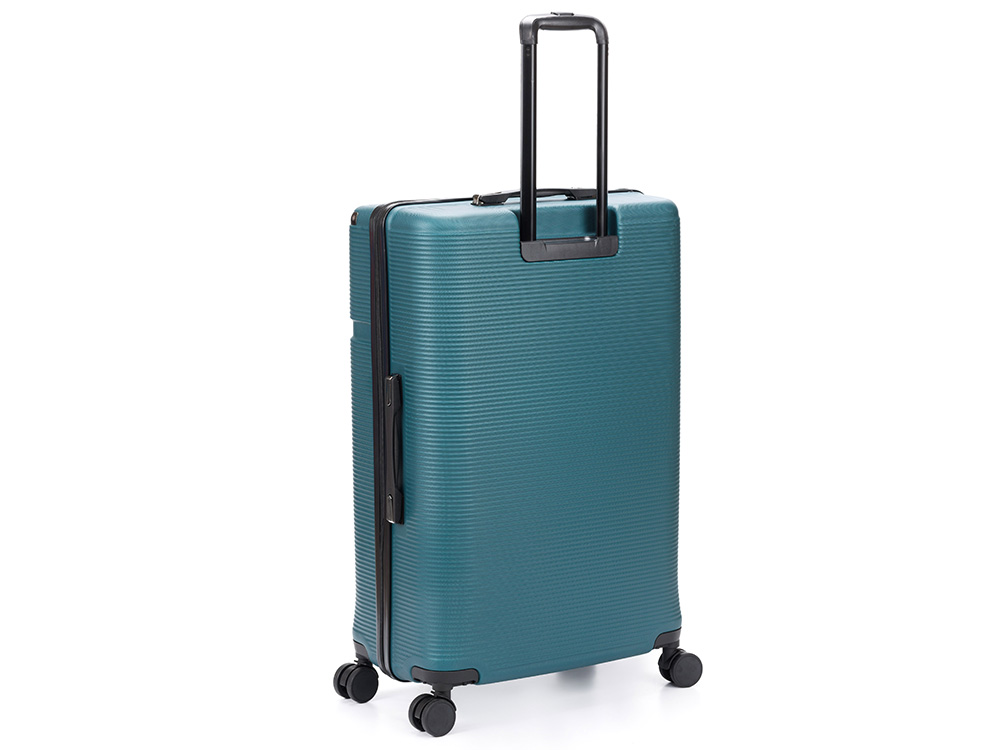 Чемодан TORBER Onego, зелёный, ABS-пластик, 79,5 х 51 х 29 см, 103 л