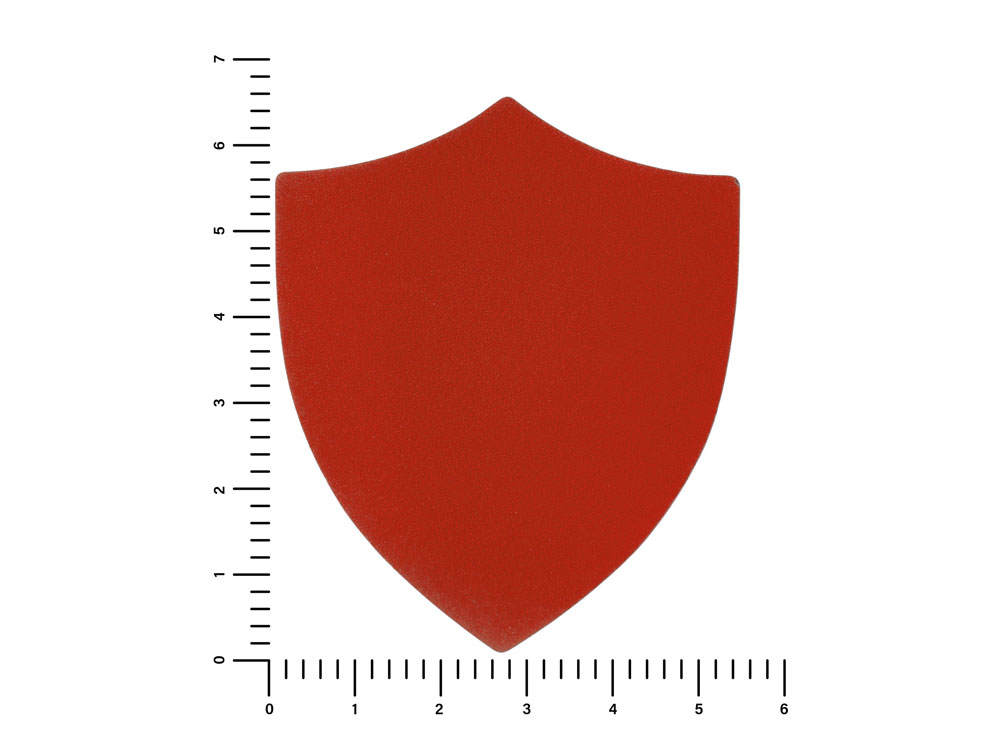 ПАТЧ ЩИТ nubuk (красный) 6,6 х 5,5 см ПАТЧ ЩИТ nubuk (красный) 6,6 х 5,5 см