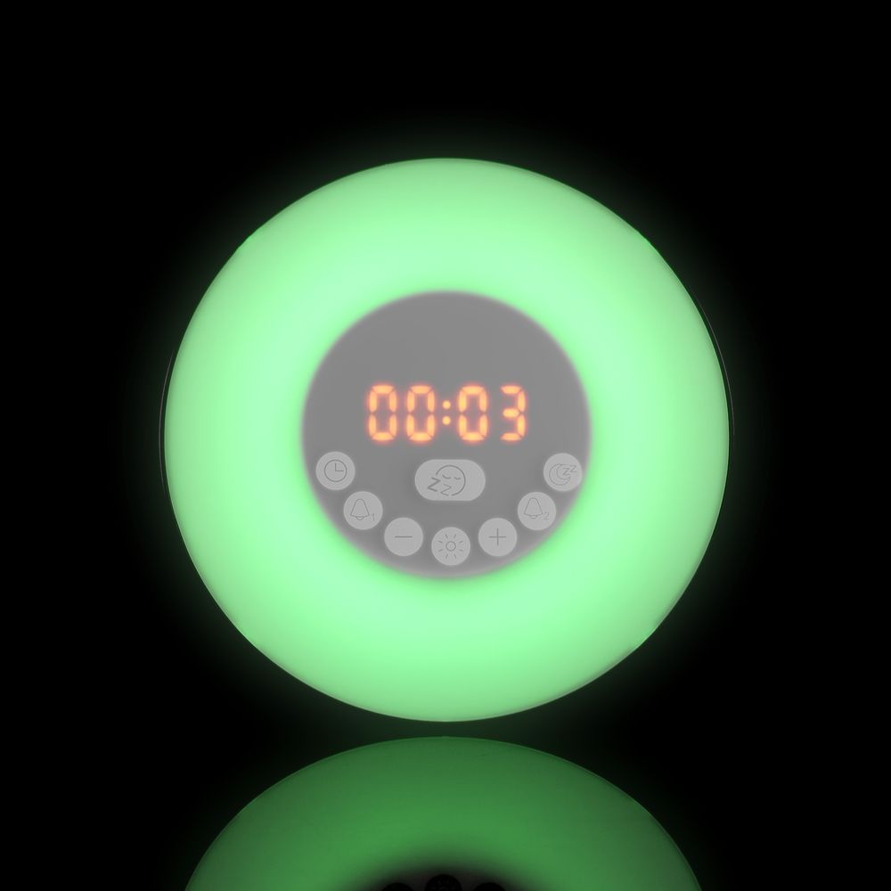 Лампа-колонка со световым будильником dreamTime, ver.2, белая