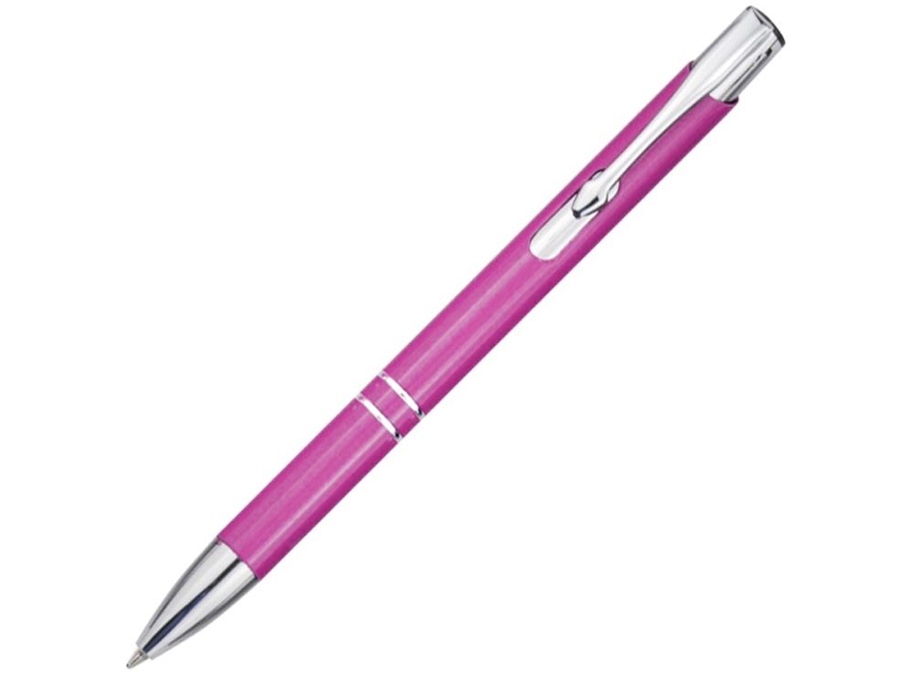 Шариковая ручка Moneta из переработанного алюминия - Фуксия