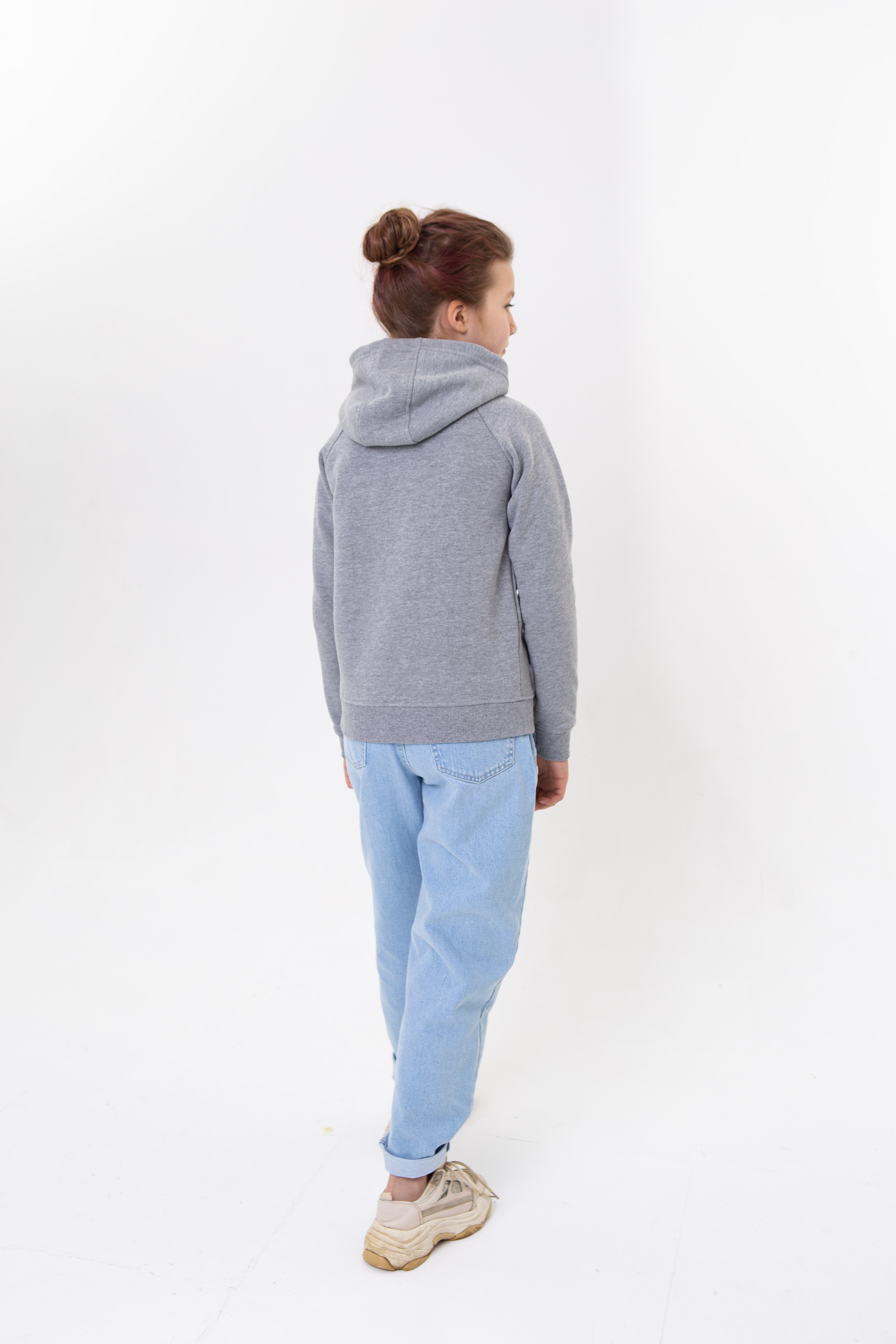 Толстовка детская STAN с капюшоном на молнии футер с начёсом 280, 17J