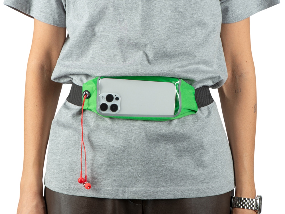 Сумка на пояс Спринт, зеленое яблоко