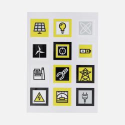 Стикерпак UV-DTF Industry, энергетика