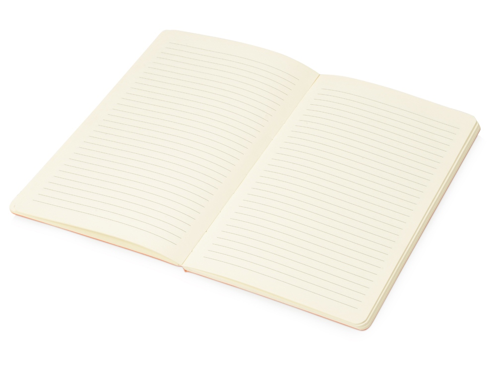 Блокнот Wispy линованный в мягкой обложке, оранжевый (Р)