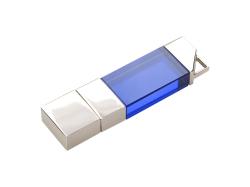 USB-флешка на 16 ГБ, micro USB, синий USB-флешка на 16 ГБ, micro USB, синий