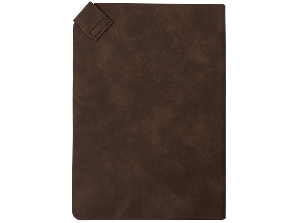 Блокнот А5 в гибкой обложке Chaplin, шоколадный