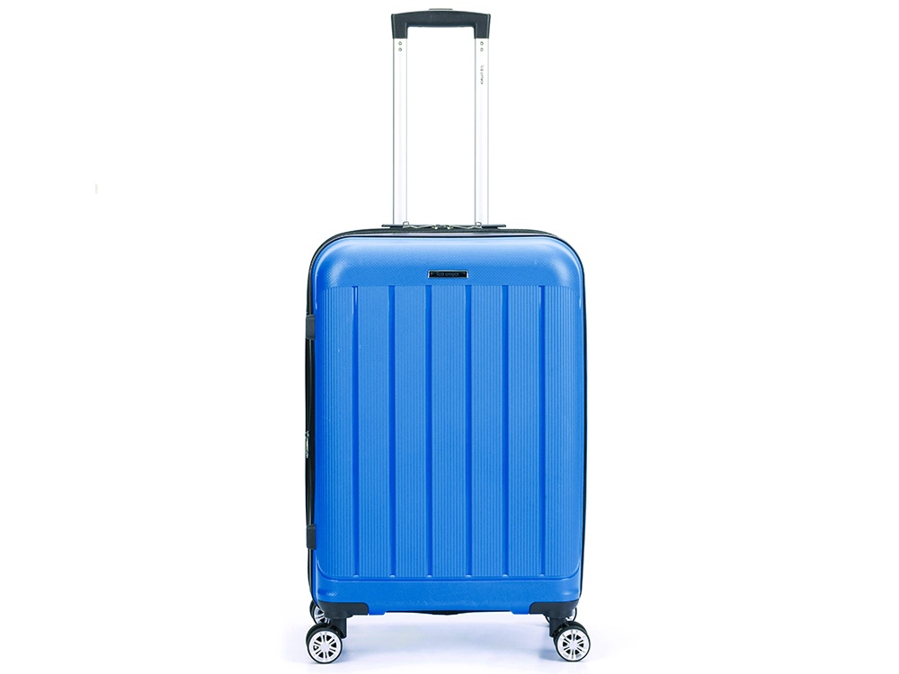 Чемодан TORBER В Отпуск, ярко-синий, полипропилен, 65,5 х 43,5 х 26 см, 62 л