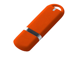 USB-флешка на 8 ГБ с покрытием soft-touch, оранжевый USB-флешка на 8 ГБ с покрытием soft-touch, оранжевый