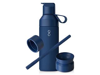Подарочный набор Ocean Bottle 3-в-1 объемом 500 мл - Синий