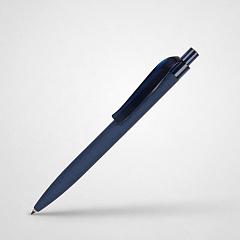Ручка шариковая QS 01 PRT софт-тач, синий