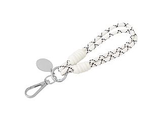 Брелок-браслет Bohemian, черно-белый