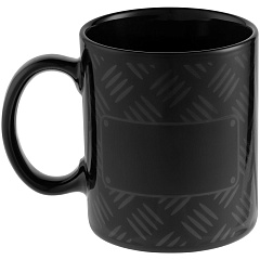 Кружка Hard Work Black, ver.1, черная